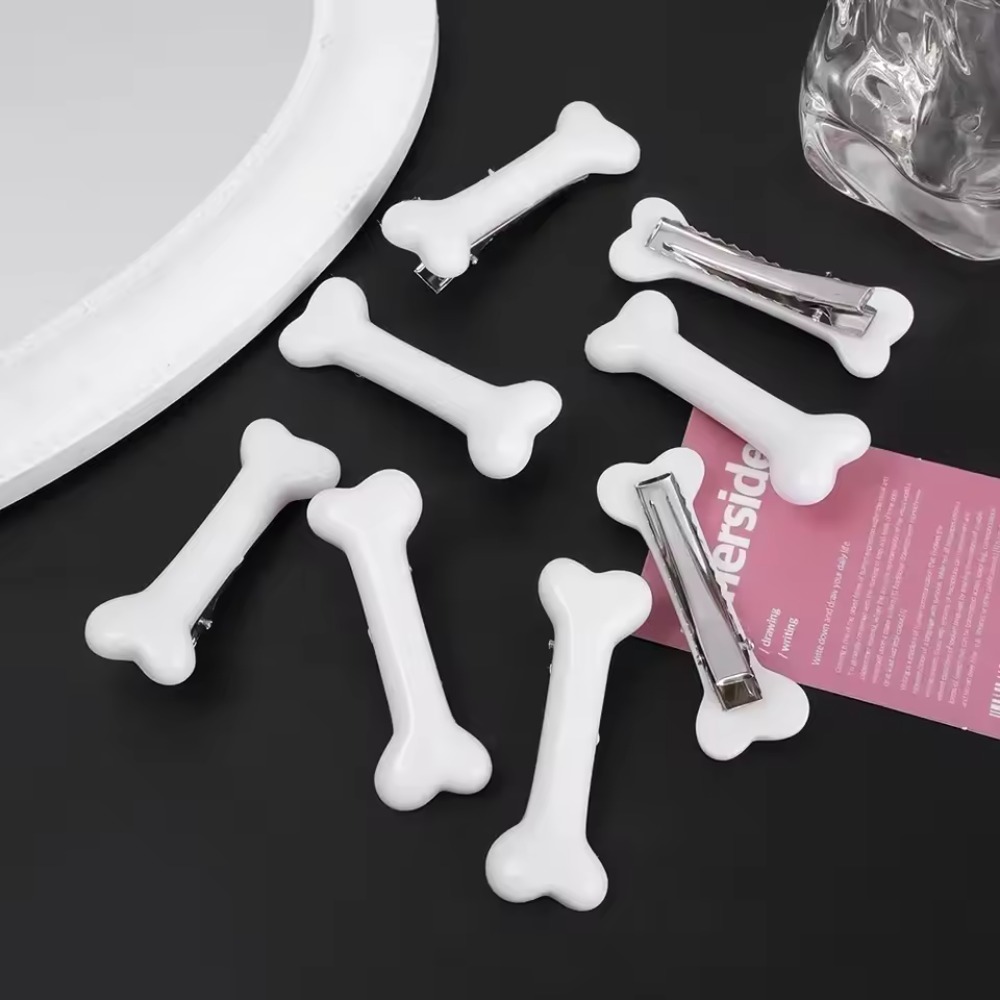 Bobby Pin Bulk - Y2K Białe spinki do włosów w
