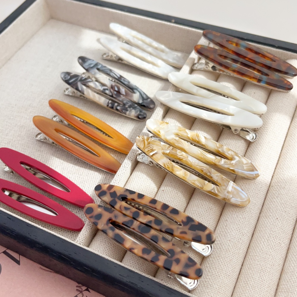 Bobby Pin Bulk - 2 szt./zestaw Eleganckie owalne spinki do