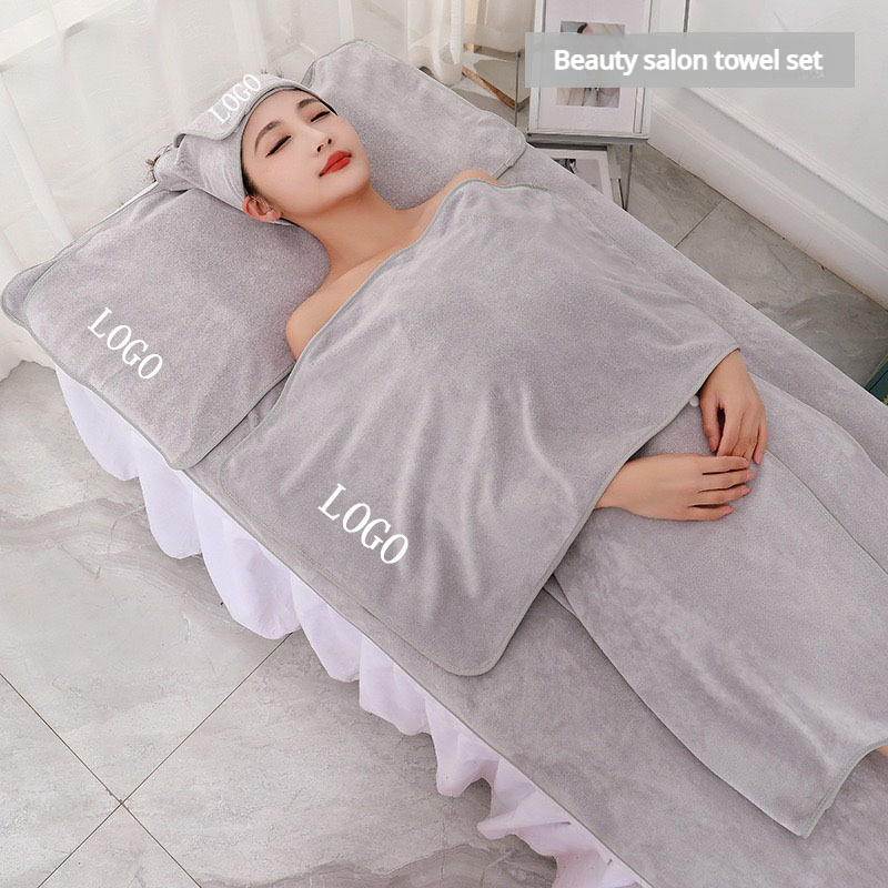 Hair Care Logo - 5 sztuk SPA dedykowane ręczniki zagęszczony