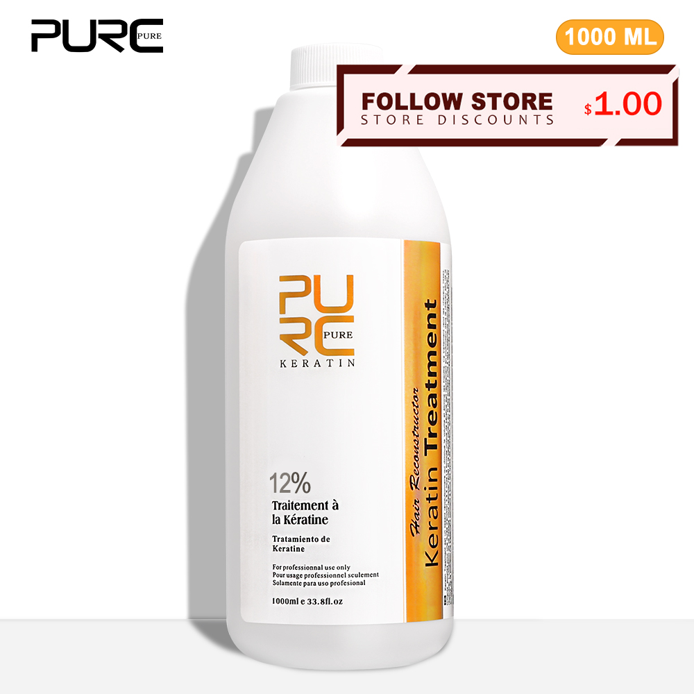 Hair Care Keratin Treatment - PURC 12% Keratyna Wygładzająca Kuracja Włosów