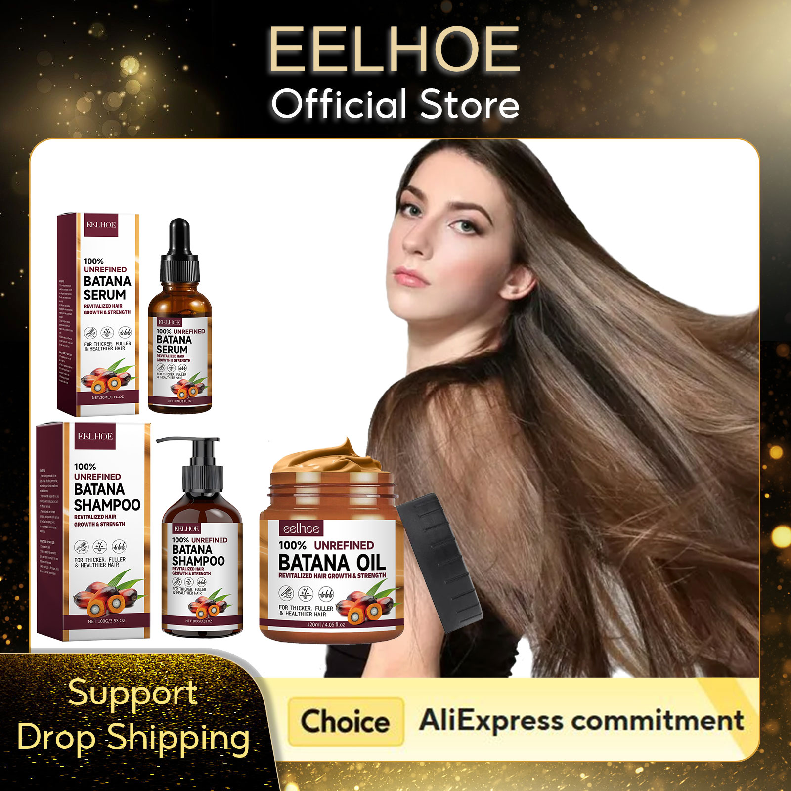 Hair Care Keratin Treatment - EELHOE Naturalny olejek z batany Głęboko