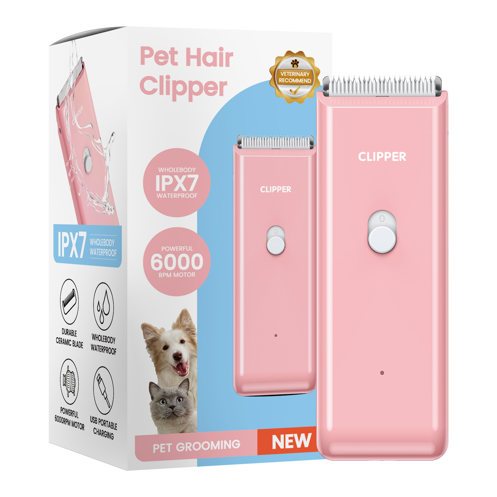 Hair Care Logo - Pielęgnacja bez strachu! Wodoodporny trymer dla
