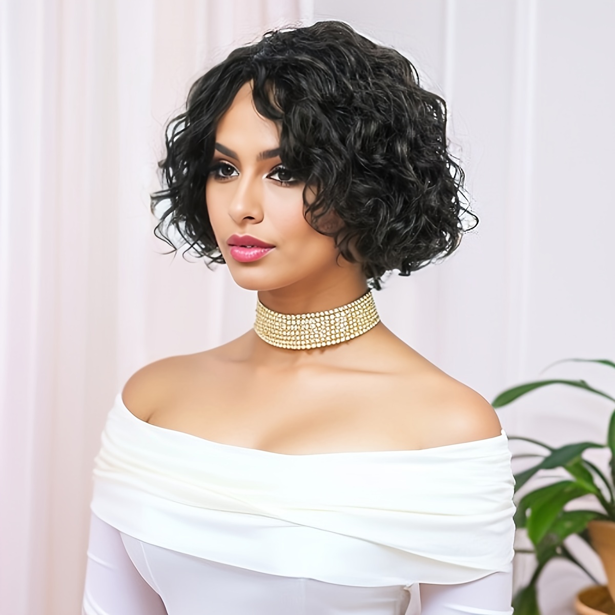 Hair Care Women - Kręcone peruki z ludzkich włosów Pełne