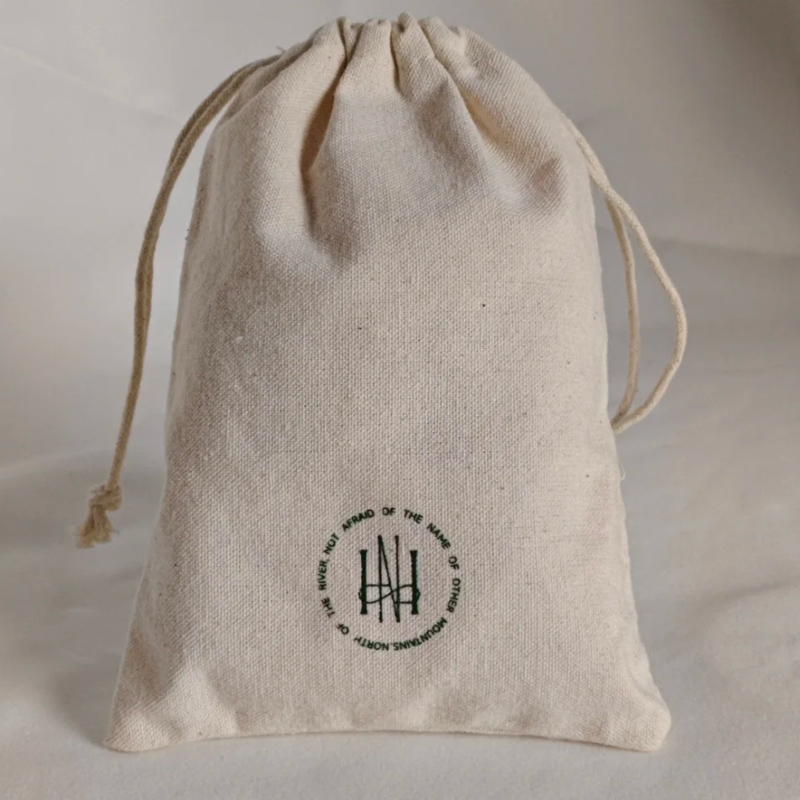 Hair Care Logo - Naturalne bawełniane torby na prezenty Piękne