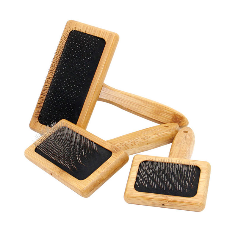 Bamboo Hair Brush - Szczotka dla psa Bambusowy grzebień do
