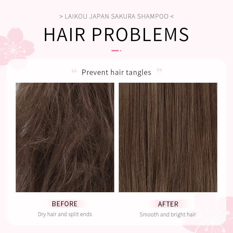 LAIKOU japonia Sakura szampon  – Hair Care Korean Products recenzja i cena