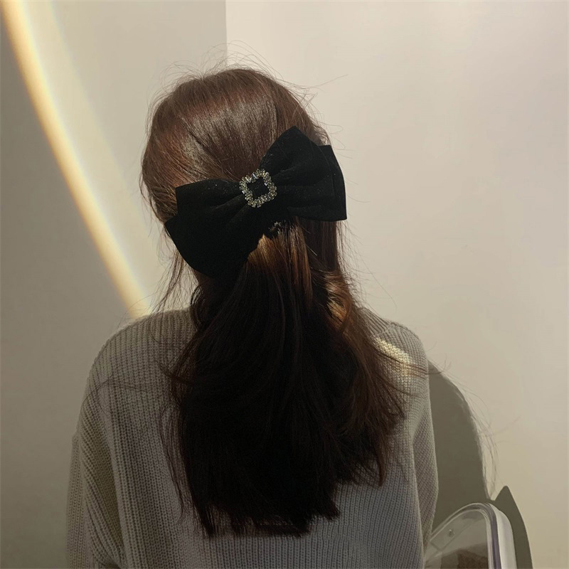 Brand New Black Velvet Big Bow – Hair Care Luxury Brands recenzja i cena