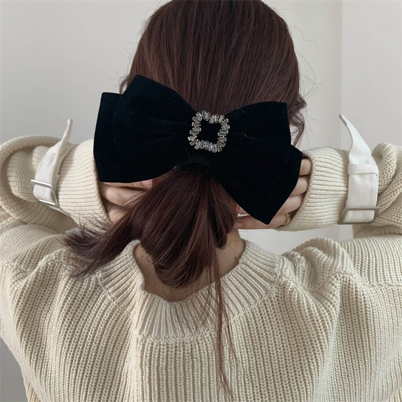 Brand New Black Velvet Big Bow – Hair Care Luxury Brands recenzja i cena
