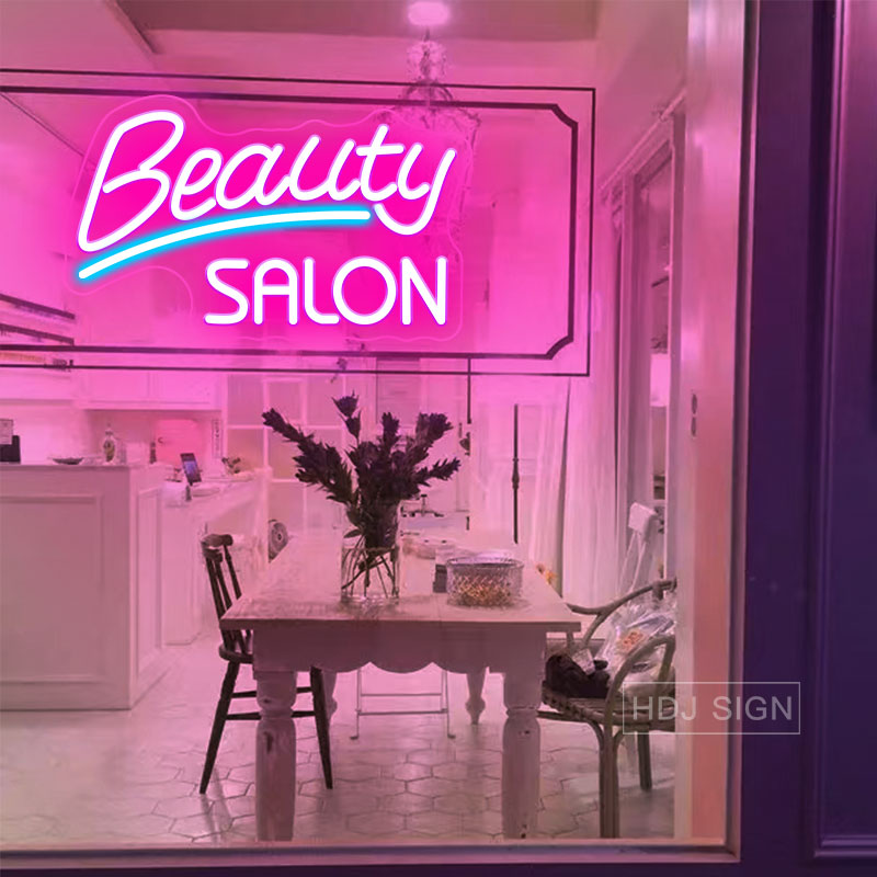 Neonowy znak do salonu fryzjer – Hair Care Logo recenzja i cena