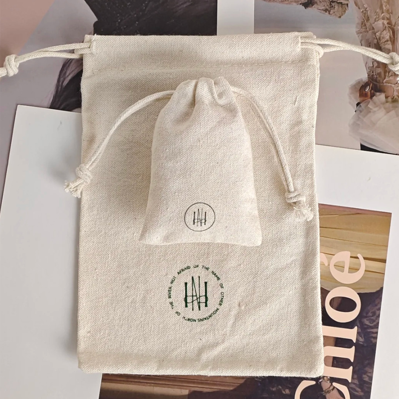 Naturalne bawełniane torby na  – Hair Care Logo recenzja i cena