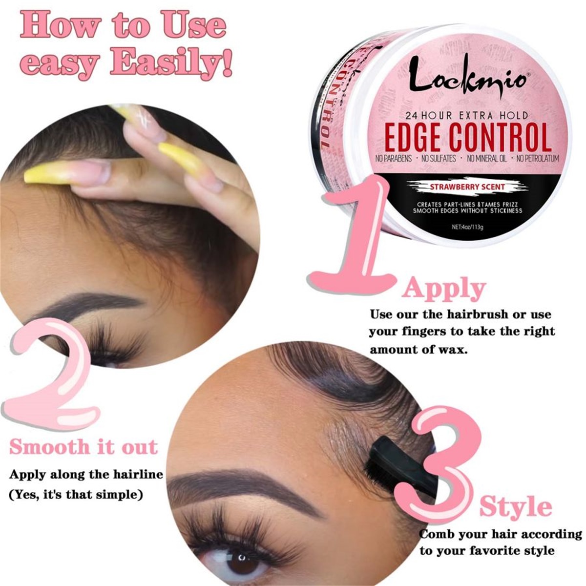 Żel do stylizacji włosów, olej – Edge Control Gel recenzja i cena